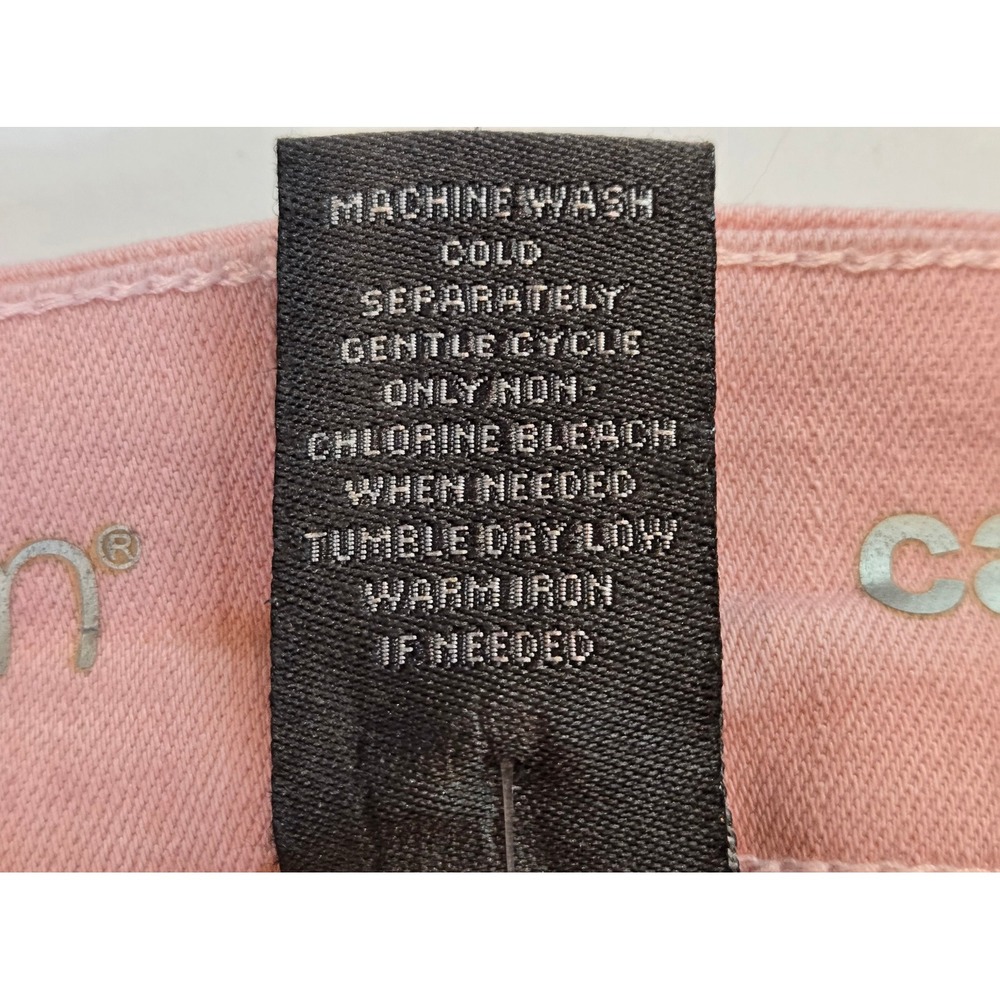Avenue Women's Denim‎ Cropped Wide Leg Capri Jeans with Slits Pink Size 18 - Picture 5 of 13
